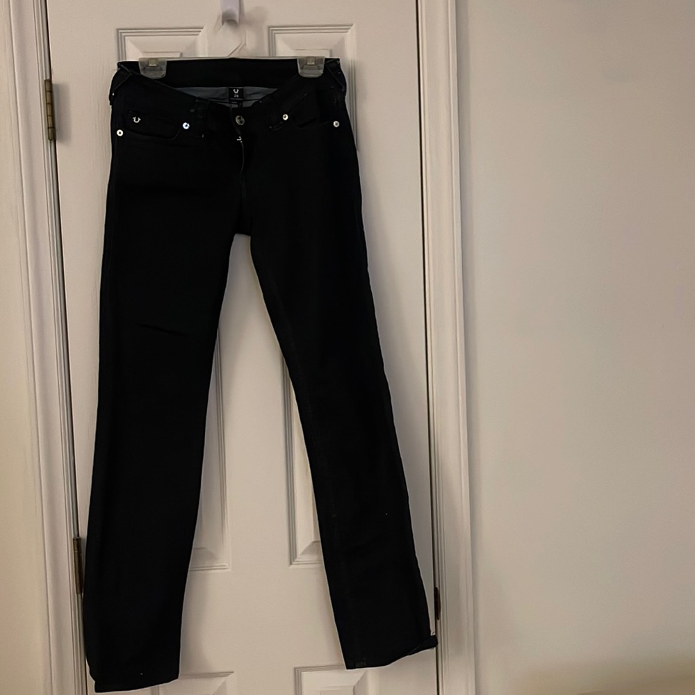 True Religion Billie low rise straight size 28